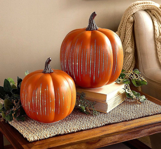 Twinkle Light Pumpkins