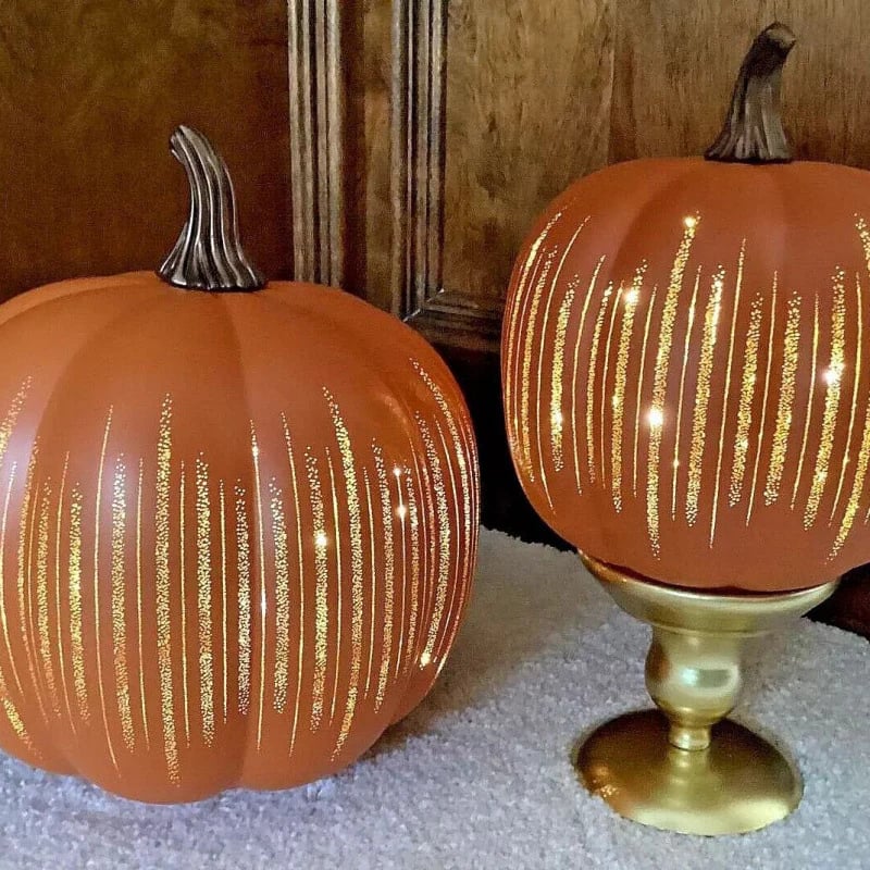 Twinkle Light Pumpkins