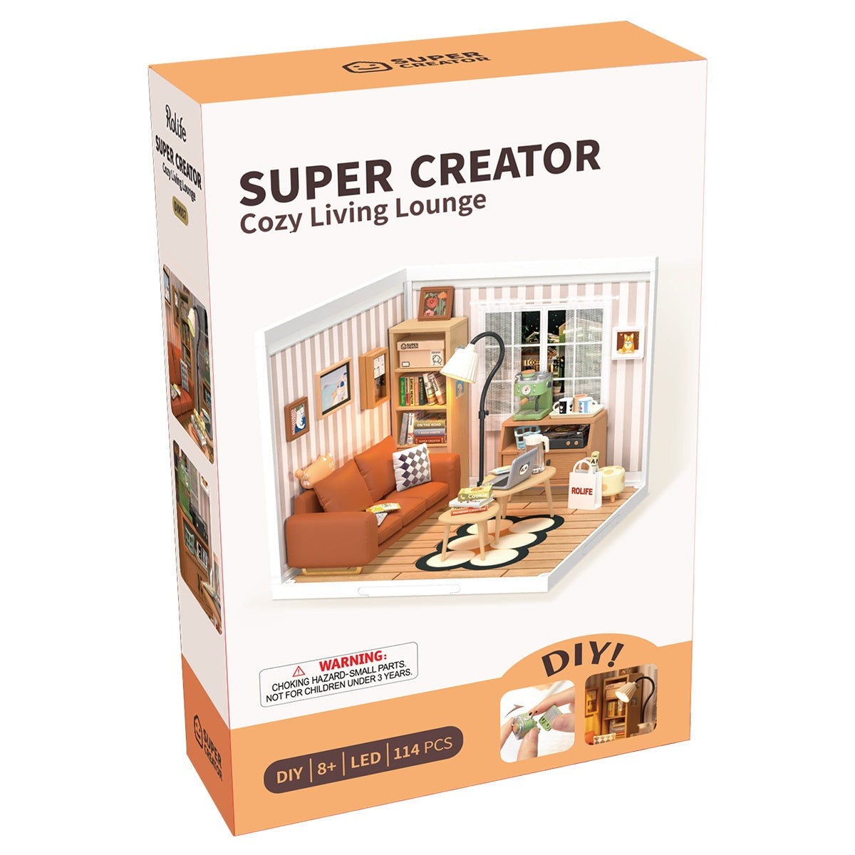 Super Creator Miniature House - Cozy Living Lounge
