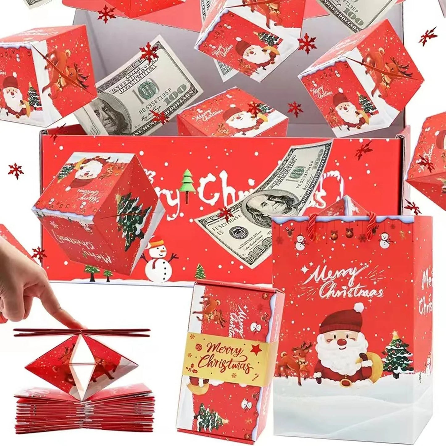 Merry Christmas Surprise Box Gift Box