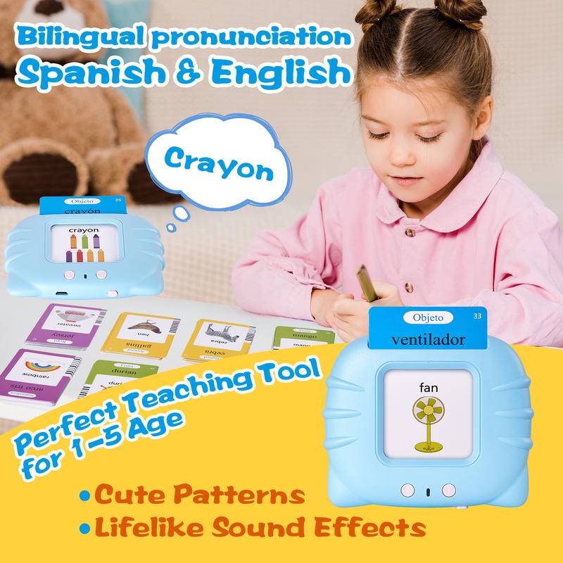 Talking Flash Card Toy for Kids with 224 Sight Words - Educational Language Learning Toy