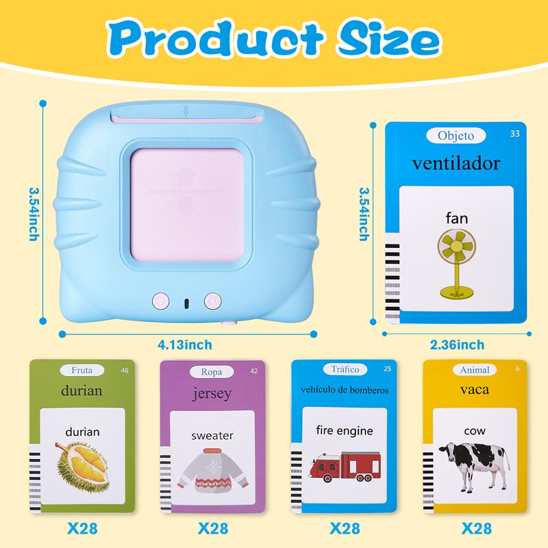 Talking Flash Card Toy for Kids with 224 Sight Words - Educational Language Learning Toy