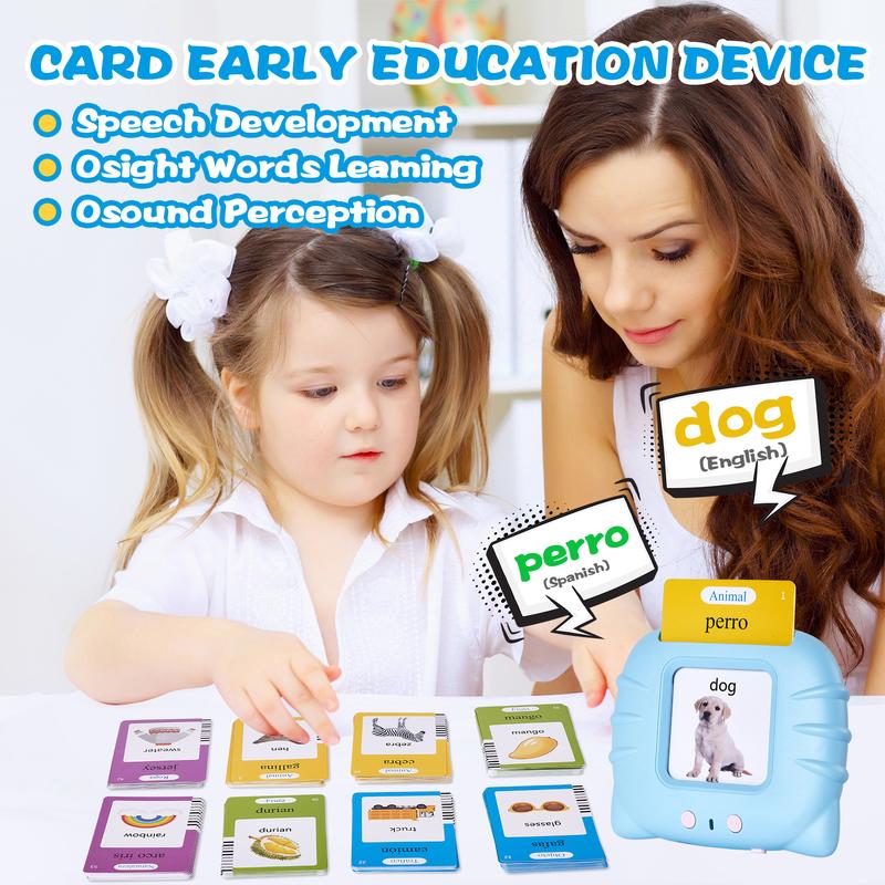 Talking Flash Card Toy for Kids with 224 Sight Words - Educational Language Learning Toy