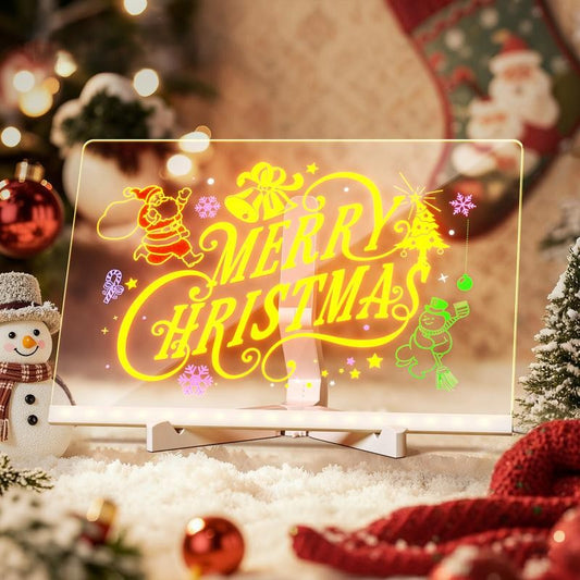 The Conatu children's LED drawing board is erasable and illuminates, and comes with a stand, markers, wet wipes, a spray bottle, and tracing paper. It's the ideal gift for birthdays and Christmas.