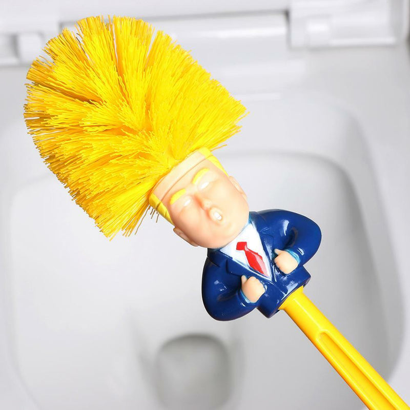 Funny Toilet Brush Cleaner With Strong Nylon Bristles