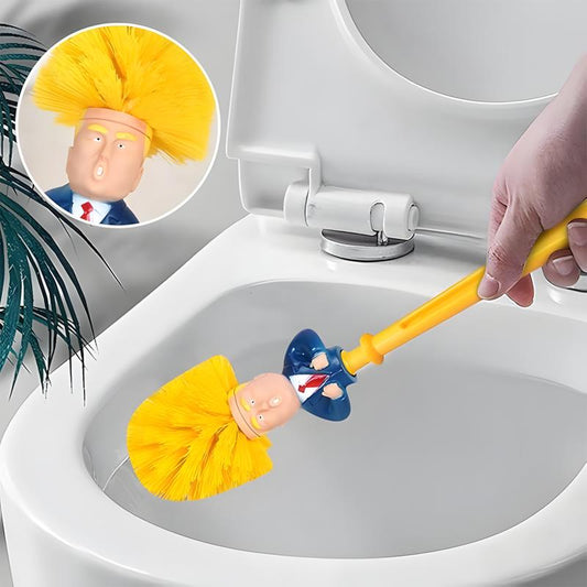 Funny Toilet Brush Cleaner With Strong Nylon Bristles