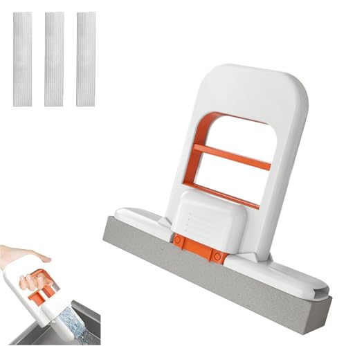 （✨First purchase includes a free Sponge Head*3）Folding Mini Desktop Mop